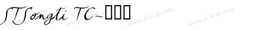 STSongti TC字体转换